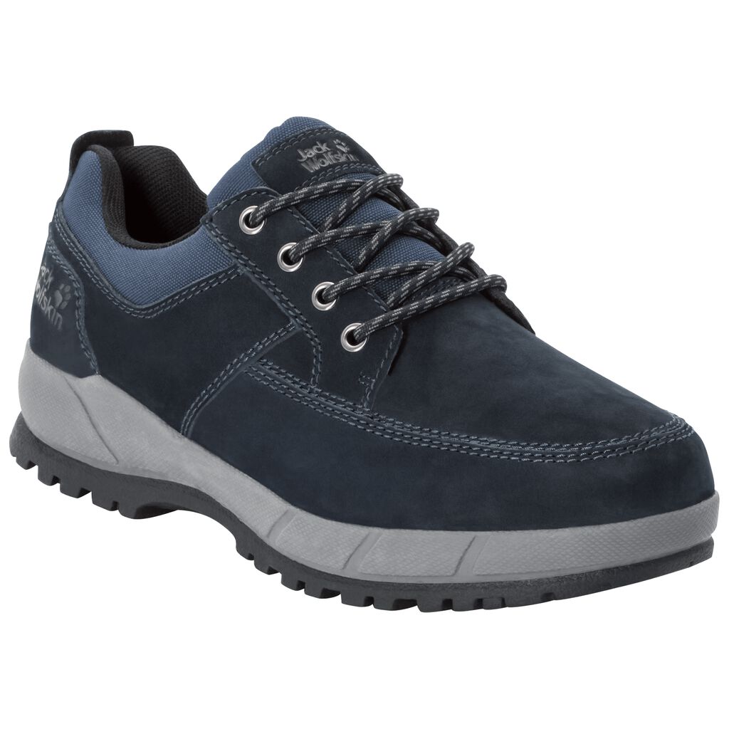 Jack Wolfskin JACKSON LOW Chaussures Homme Bleu/Gris - FZISXUR-70